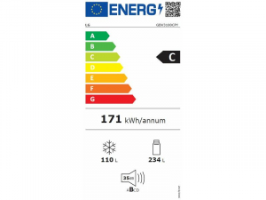 LG GBV3100CPY alulfagyasztós hűtőszekrény ezüst